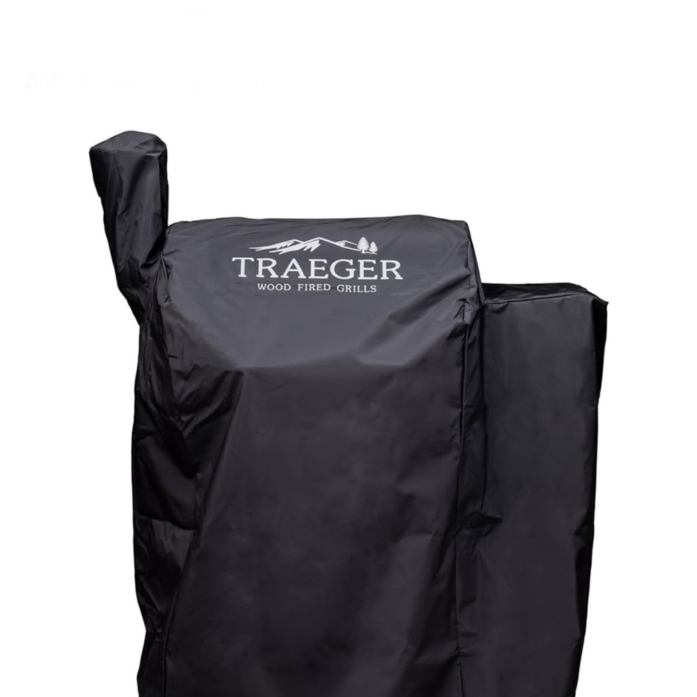 Traeger Black Grill Covered